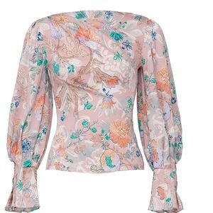 Peter Pilotto Silk Draped Blouse